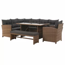 Kerti rattan szett 0000405485