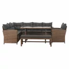 Kerti rattan szett 0000405485