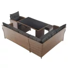 Kerti rattan szett 0000405485