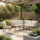 Kerti rattan szett G05546