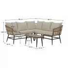 Kerti rattan szett G05546