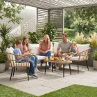 Kerti rattan szett G05546