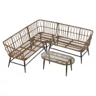 Kerti rattan szett G05546