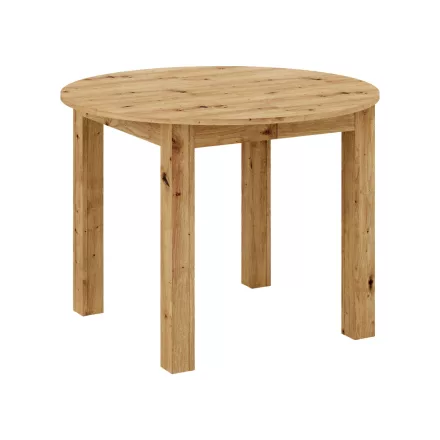 Bővíthető kerek étkezőasztal A05595