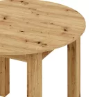 Bővíthető kerek étkezőasztal A05595