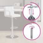 Gázrugó, króm, hosszúság 69,4 cm, 150 kg, PIEST TYP 8