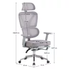 Deréktámaszos irodai szék F08886