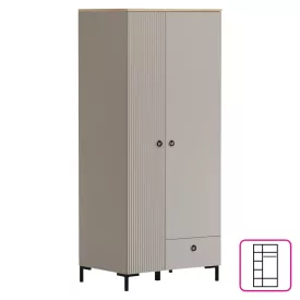 2 ajtós szekrény S09187
