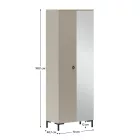 Tükrös gardrób S09203