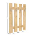 Előszoba fali fogas F09528