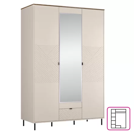 Tükrös gardrób S09924