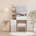 Fehér fésülködő asztal F11528