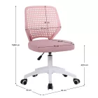 Alacsony támlás forgószék F11855