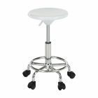 Szék, fehér/króm, MABEL 4 NEW