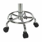 Szék, fehér/króm, MABEL 4 NEW