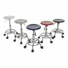 Szék, fehér/króm, MABEL 4 NEW