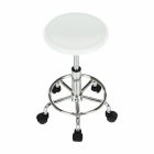 Szék, fehér/króm, MABEL 4 NEW