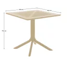 Kerti műanyag asztal A12961