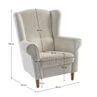 Füles fotel F15332