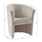 Klub fotel F15337