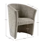 Klub fotel F15338