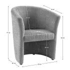Klub fotel F15340