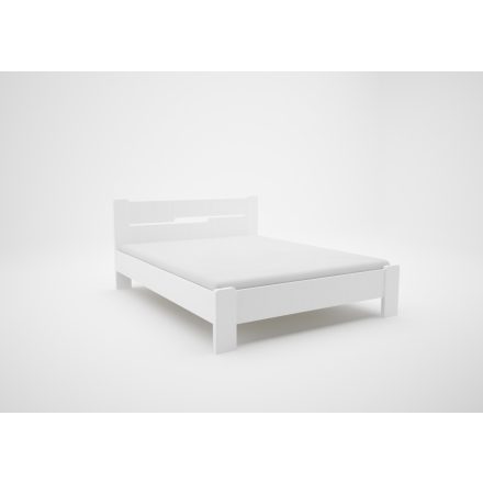 Ol-DM Fa ágykeret 160x200 cm rusztik fehér
