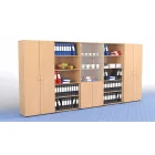 Üveges vitrin Drive D3 8004 éger