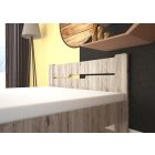 Ol-DM Fa ágykeret 90x200 cm justus tölgy