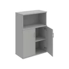 Irodai polcos szekrény Strong S3 8002 szürke