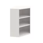 Irodai polcos sarokszekrény Strong SRV3 fehér