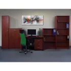 Rav - Balos keskeny ajtós polcos irodaszekrény calvados