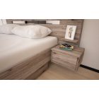 An-DM Franciaágy éjjeliszekrénnyel 160 cm canterbury