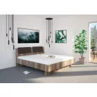 Sa-DM Fa ágykeret 180 cm canyon tölgy