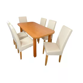 6 személyes kibővíthető étkezőgarnitúrák T9015