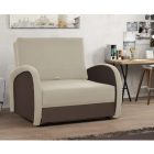 Ágyazható kanapéágy - Kaja 1 bézs barna