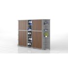 Üveges vitrin Strong S2 4003L tölgy