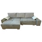 Ágyazható sarokkanapé -MEG001 szürke szövettel