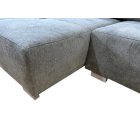 Ágyazható sarokkanapé -MEG001 szürke szövettel