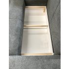 Ágyazható sarokkanapé -MEG001 szürke szövettel