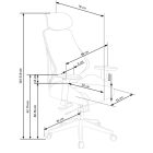 Deréktámaszos irodai szék 2010001160113