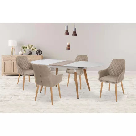 Fa asztallapos étkezőasztal T18727