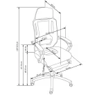 Irodai szék lábtartóval 2010001170389