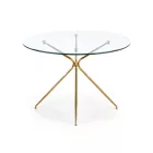 Üveglapos étkezőasztal T23004