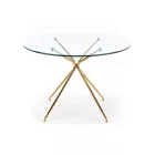 Üveglapos étkezőasztal T23004