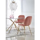 Üveglapos étkezőasztal T23004