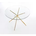 Üveglapos étkezőasztal T23004