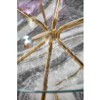 Üveglapos étkezőasztal T23004