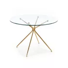 Üveglapos étkezőasztal T23004