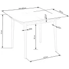 Fa asztallapos étkezőasztal T16975